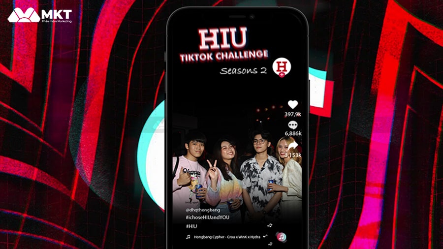 Tham gia các thử thách trên TikTok